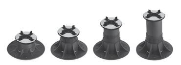 Plot réglable à tête auto-nivelante