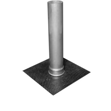 Evacuation pluviale droite mixte alu-bitume