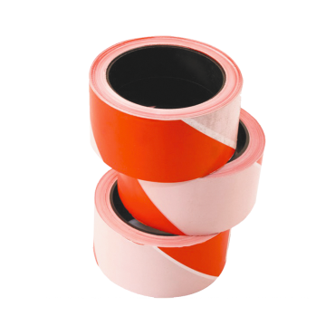 Ruban de signalisation rouge et blanc