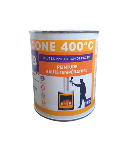 Silicone 400°C peinture haute température 1L